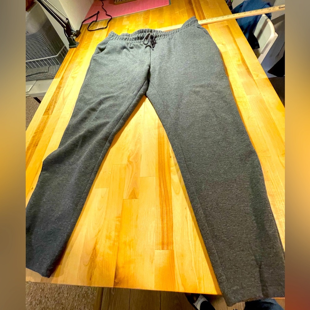 MTA Sport Gray Jogger Sweatpants with Elastic Waistband